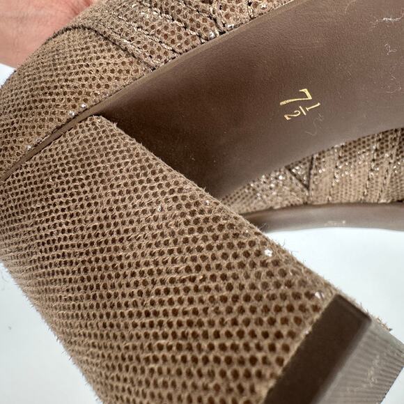 SEYCHELLES Eternity Peep Toe Lace Up Open Toe Oxford Bootie // 7.5 - Picture 9 of 11